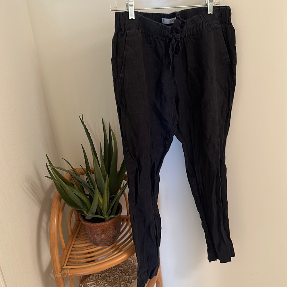 Women’s cropped linen pants